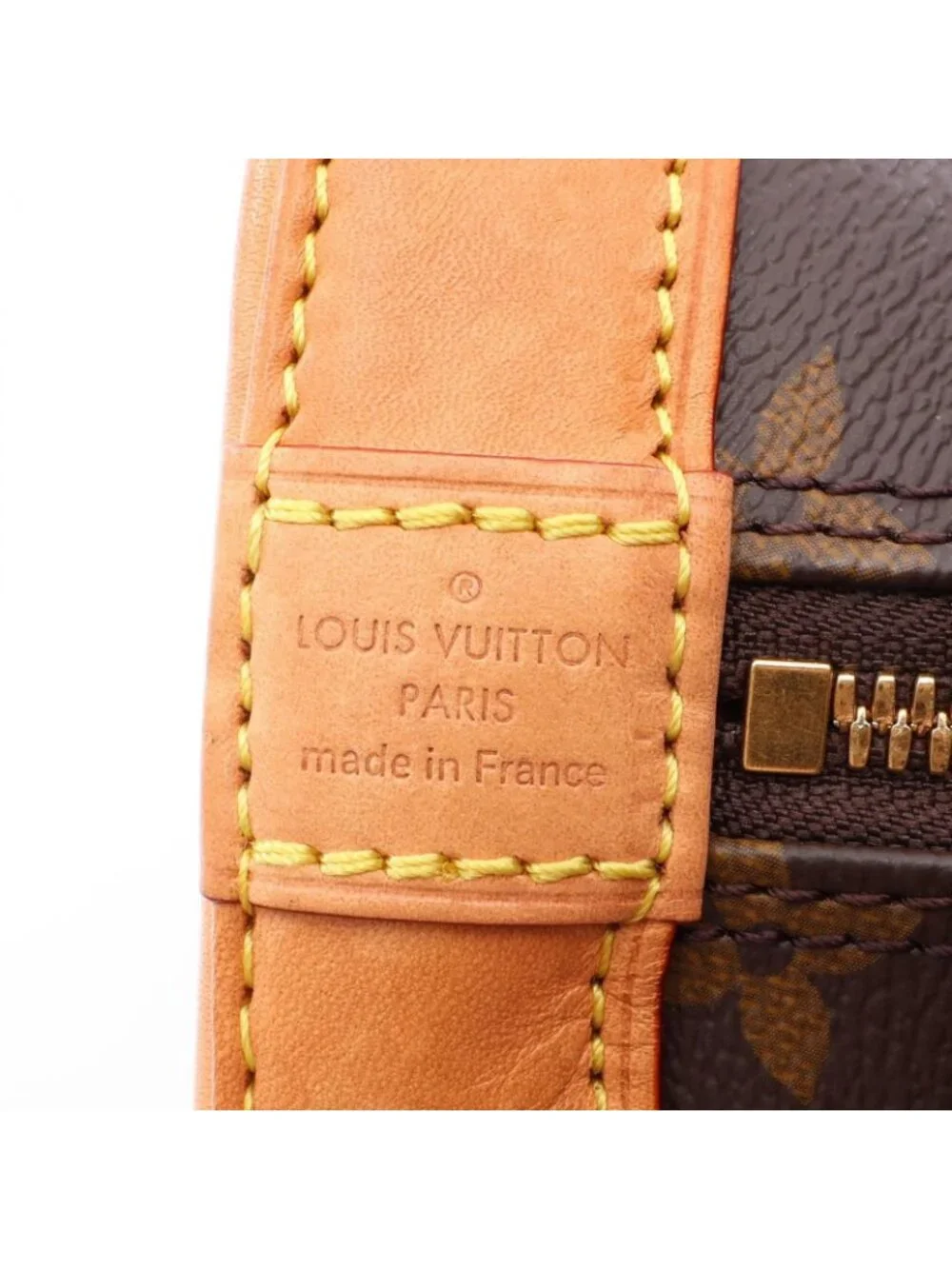 Louis Vuitton Alma BB Monogram 2-Way Canvas Leather Handbag